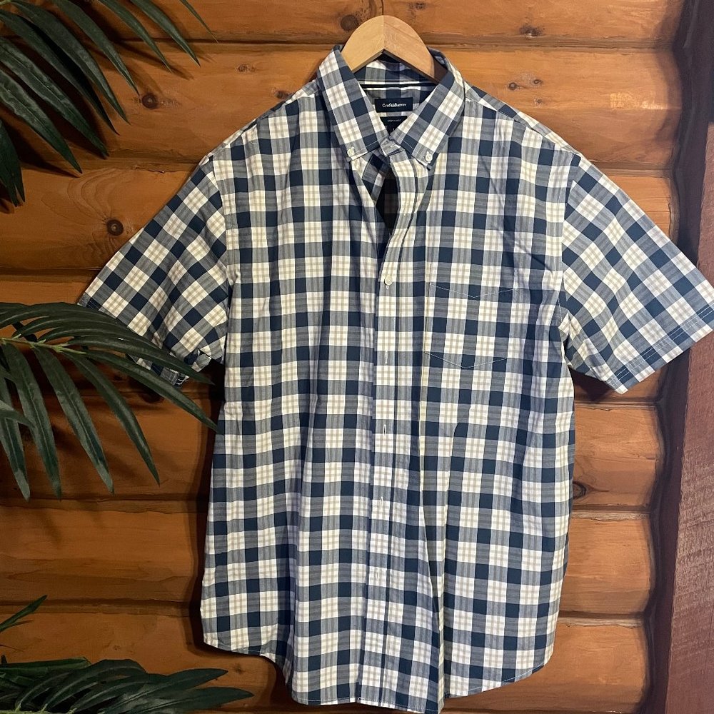 Croft&Barrow Mens short sleeved button up shirt